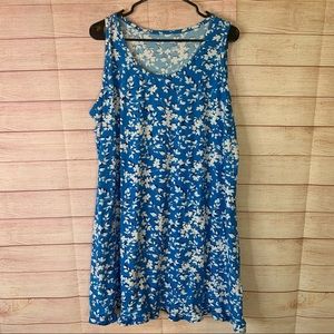 Draper James Sleeveless Floral  Dress Size L/XL‎